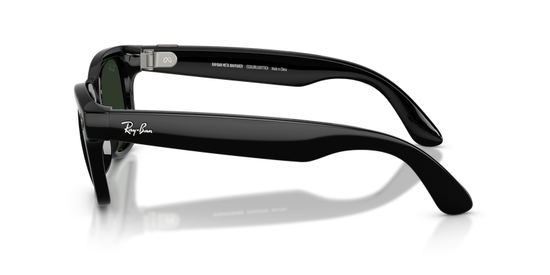 Ray-Ban - Meta Wayfarer Gen 2 (Shiny Black | Clear/Graphite Green Transitions®)
