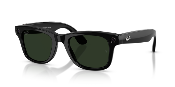Ray-Ban - Meta Wayfarer Gen 2 (Shiny Black | Clear/Graphite Green Transitions®)