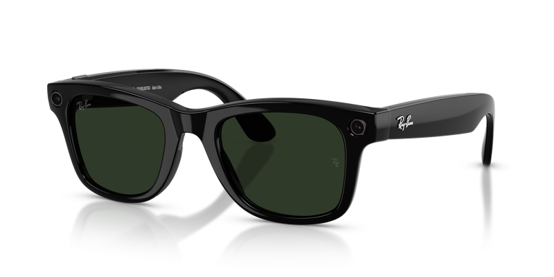 Ray-Ban - Meta Wayfarer Gen 2 (Shiny Black | Clear/Graphite Green Transitions®)