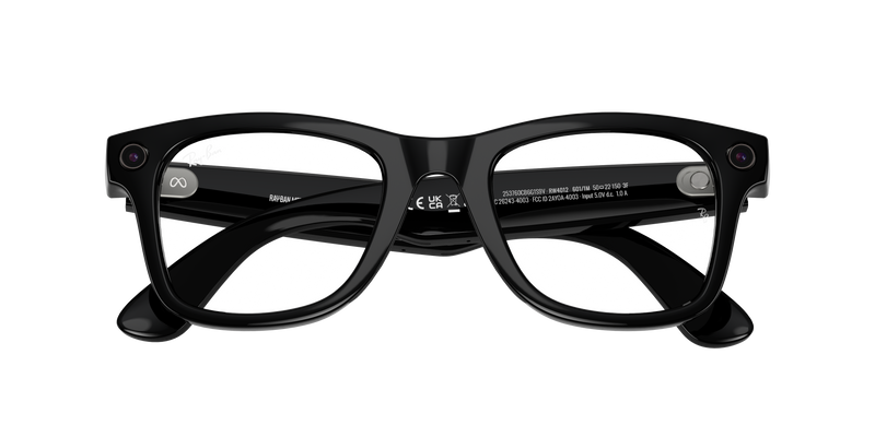 Ray-Ban - Meta Wayfarer Gen 2 (Shiny Black | Clear to Graphite Green Transitions®)