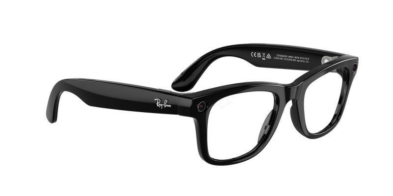 Ray-Ban - Meta Wayfarer Gen 2 (Shiny Black | Clear to Graphite Green Transitions®)