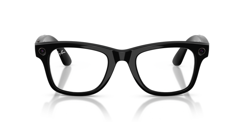 Ray-Ban - Meta Wayfarer Gen 2 (Shiny Black | Clear/Graphite Green Transitions®)