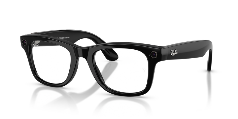 Ray-Ban - Meta Wayfarer Gen 2 (Shiny Black | Clear/Graphite Green Transitions®)