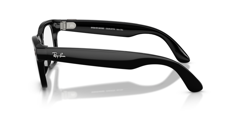 Ray-Ban - Meta Wayfarer Gen 2 (Shiny Black | Clear/Graphite Green Transitions®)