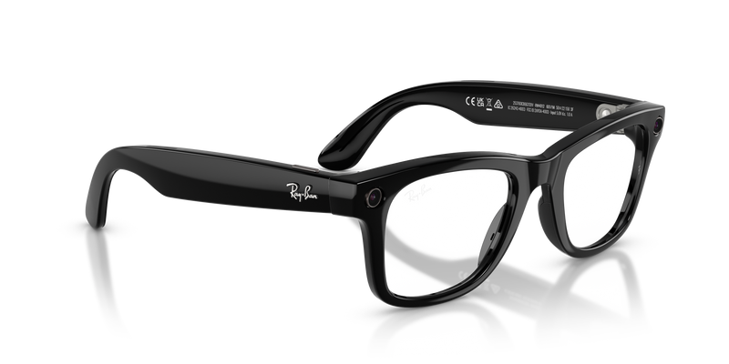Ray-Ban - Meta Wayfarer Gen 2 (Shiny Black | Clear/Graphite Green Transitions®)