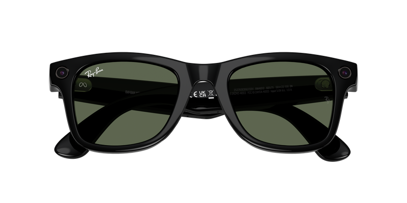 Ray-Ban - Meta Wayfarer Gen 2 (Shiny Black | G-15 Green)