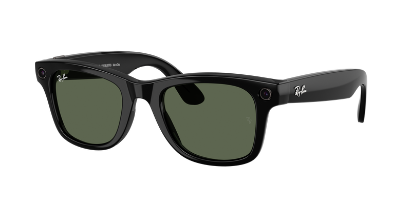 Ray-Ban - Meta Wayfarer Gen 2 (Shiny Black | G-15 Green)