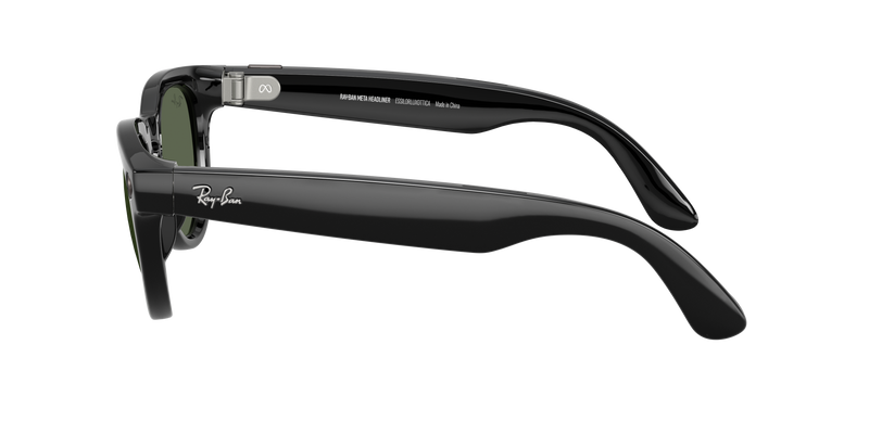 Ray-Ban - Meta Headliner Low Bridge Fit Gen 2 (Shiny Black | G-15 Green)
