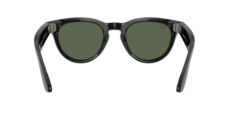 Ray-Ban - Meta Headliner Low Bridge Fit Gen 2 (Shiny Black | G-15 Green)