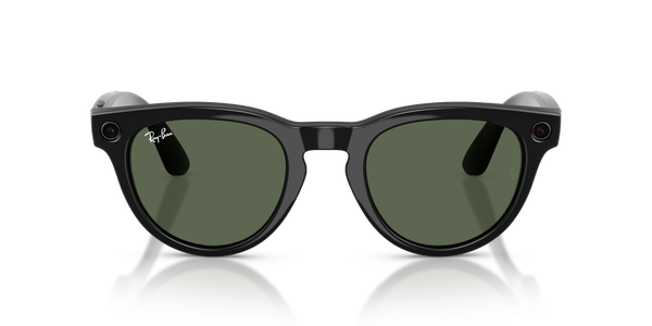 Ray-Ban - Meta Headliner Low Bridge Fit Gen 2 (Shiny Black | G-15 Green)