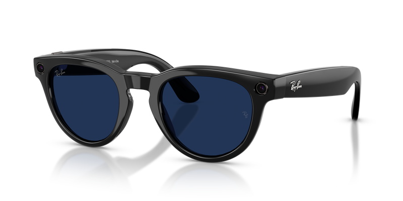 Ray-Ban - Meta Headliner Low Bridge Fit Gen 2 (Shiny Black | Clear to Sapphire Transitions®)