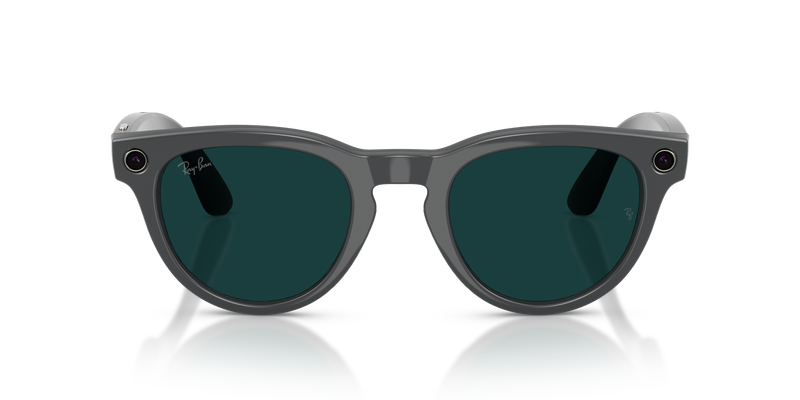 Ray-Ban - Meta Headliner Gen 2 (Shiny Asteroid Grey | Clear to Emerald Transitions®)