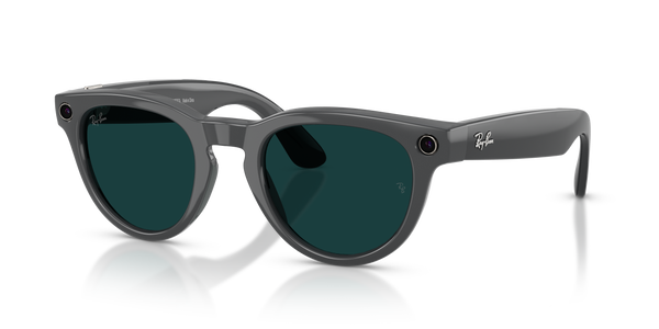 Ray-Ban - Meta Headliner Gen 2 (Shiny Asteroid Grey | Clear to Emerald Transitions®)