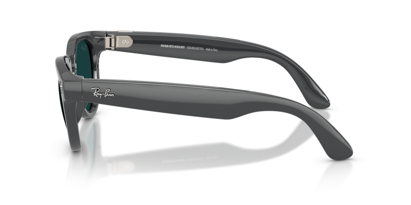 Ray-Ban - Meta Headliner Gen 2 (Shiny Asteroid Grey | Clear to Emerald Transitions®)