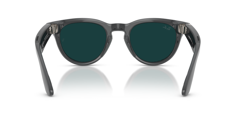 Ray-Ban - Meta Headliner Gen 2 (Shiny Asteroid Grey | Clear to Emerald Transitions®)