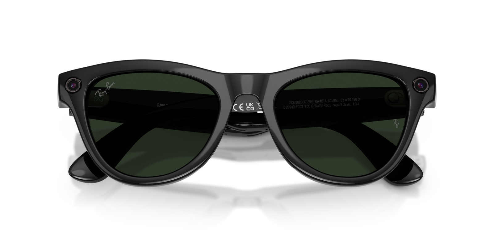 Ray-Ban - Meta Skyler Gen 2 (Shiny Black | Clear/Graphite Green