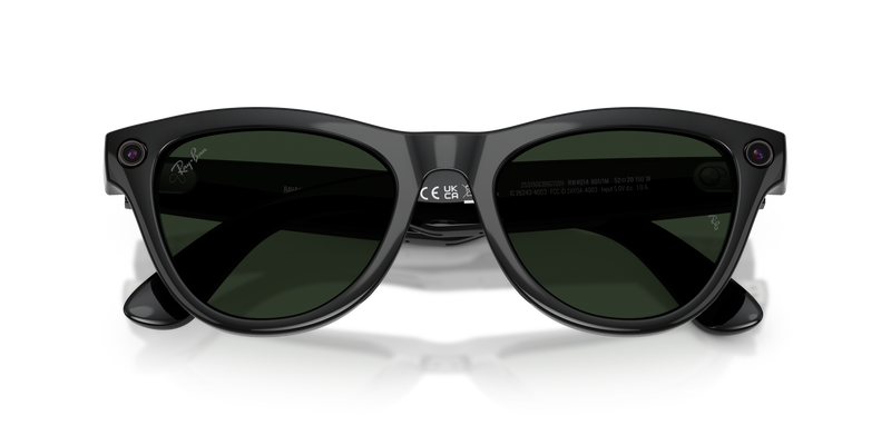 Ray-Ban - Meta Skyler Gen 2 (Shiny Black | Clear/Graphite Green Transitions®)