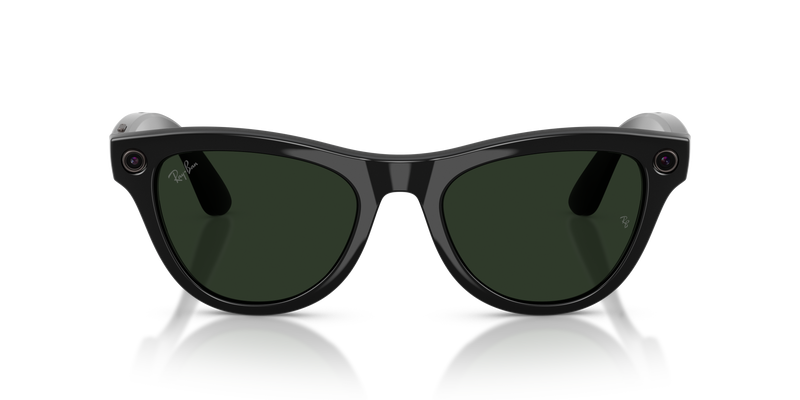Ray-Ban - Meta Skyler Gen 2 (Shiny Black | Clear/Graphite Green Transitions®)