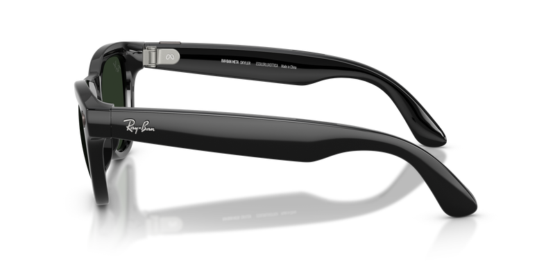 Ray-Ban - Meta Skyler Gen 2 (Shiny Black | Clear/Graphite Green Transitions®)