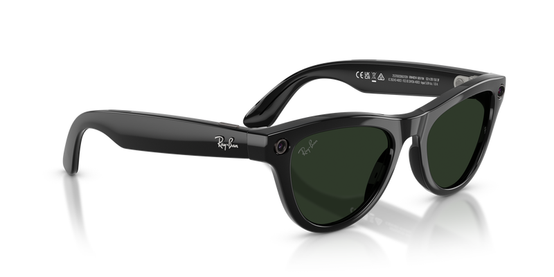 Ray-Ban - Meta Skyler Gen 2 (Shiny Black | Clear/Graphite Green Transitions®)