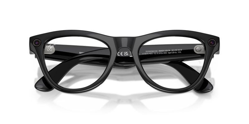 Ray-Ban - Meta Skyler Gen 2 (Shiny Black | Clear/Graphite Green Transitions®)