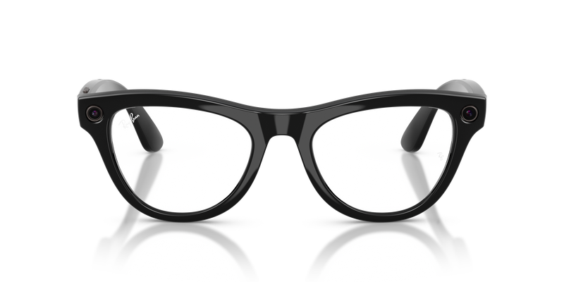 Ray-Ban - Meta Skyler Gen 2 (Shiny Black | Clear/Graphite Green Transitions®)