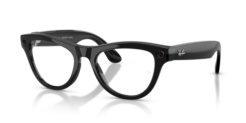 Ray-Ban - Meta Skyler Gen 2 (Shiny Black | Clear/Graphite Green Transitions®)