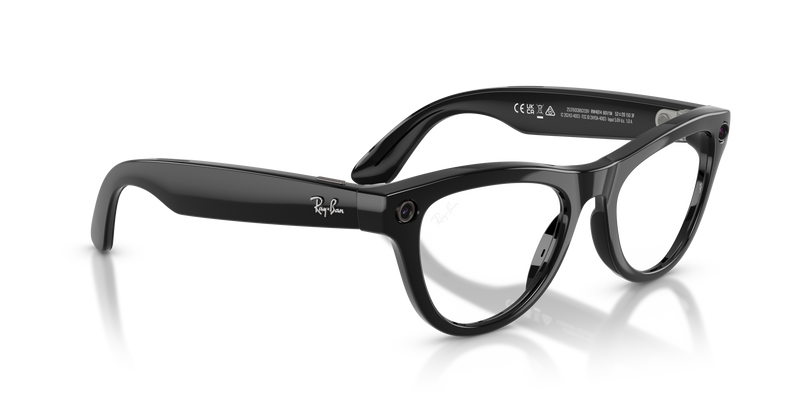 Ray-Ban - Meta Skyler Gen 2 (Shiny Black | Clear/Graphite Green Transitions®)