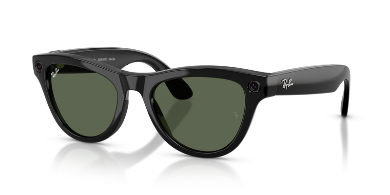 Ray-Ban - Meta Skyler Gen 2 (Shiny Black | G-15 Green)