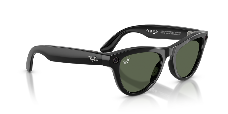 Ray-Ban - Meta Skyler Gen 2 (Shiny Black | G-15 Green)