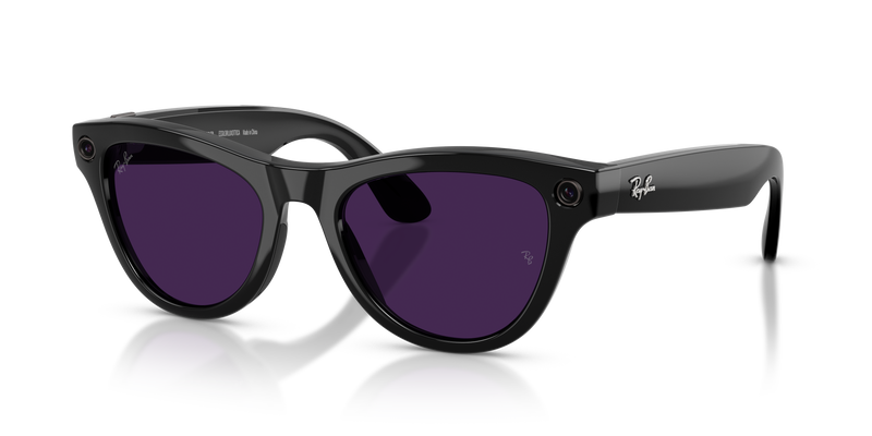 Ray-Ban - Meta Skyler Gen 2 (Shiny Black | Clear/Amethyst Transitions®)