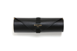Diffuser Tokyo - Shrink Leather Roll Case - Black & Beige