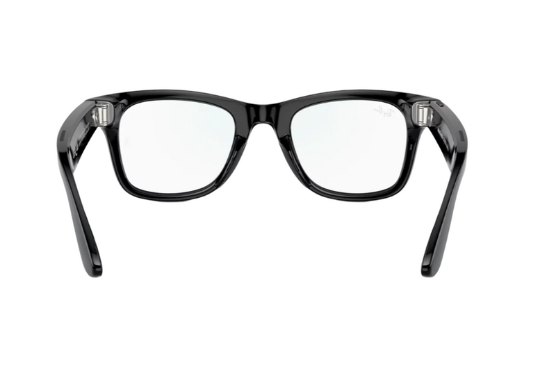 Ray-Ban - Meta Wayfarer Optics (Shiny Black | Clear)