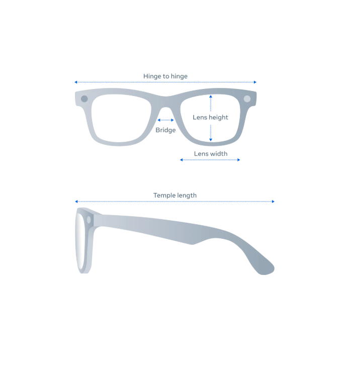 Ray-Ban - Meta Wayfarer Optics (Shiny Black | Clear)