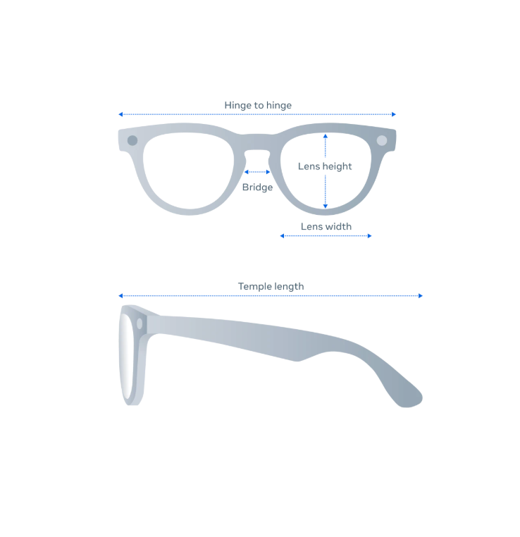 Ray-Ban - Meta Low Bridge Fit Headliner (Shiny Black | Clear/Sapphire Transitions®)