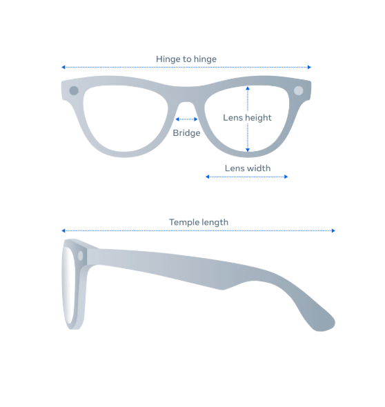 Ray-Ban - Meta Skyler (Shiny Chalky Gray | Clear/Sapphire Transitions®)