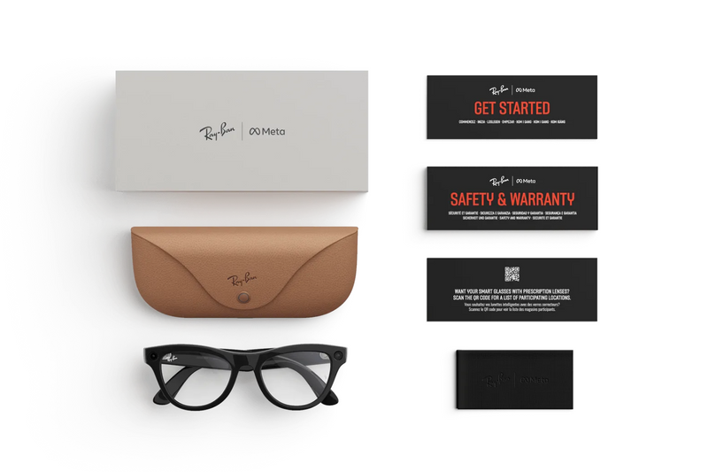 Ray-Ban - Meta Skyler (Shiny Black | Clear)