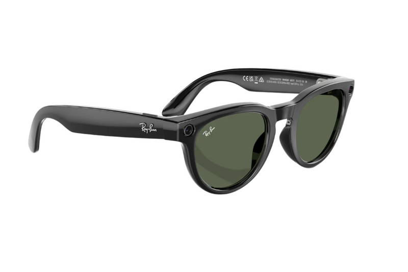 Ray-Ban - Meta Low Bridge Fit Headliner (Shiny Black | G-15)