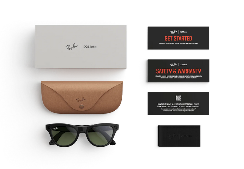 Ray-Ban - Meta Skyler (Shiny Black | Polarized Green)