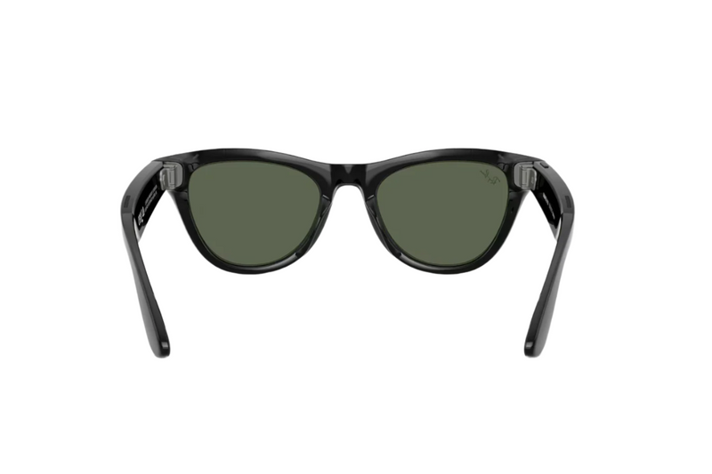 Ray-Ban - Meta Skyler (Shiny Black | Polarized Green)