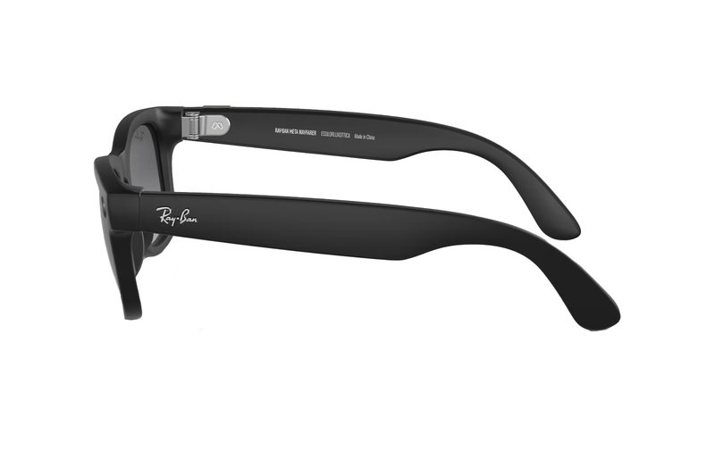 Ray-Ban - Meta Wayfarer (Matte Black | Graphite Gradient Polarized)