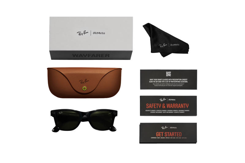 Ray-Ban - Meta Wayfarer (Matte Black) - Polarized