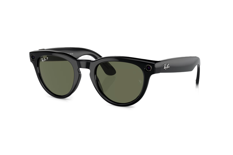 Ray Ban Meta Headliner Shiny Black G 15 Polarized Good See Co