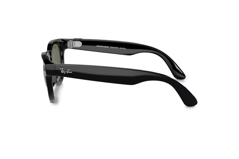 Ray-Ban - Meta Headliner (Shiny Black | G-15 Polarized)