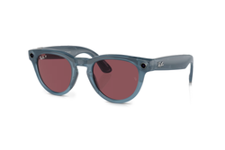Ray Ban Meta Headliner Shiny Jeans Dusty Red Polarized Good See Co