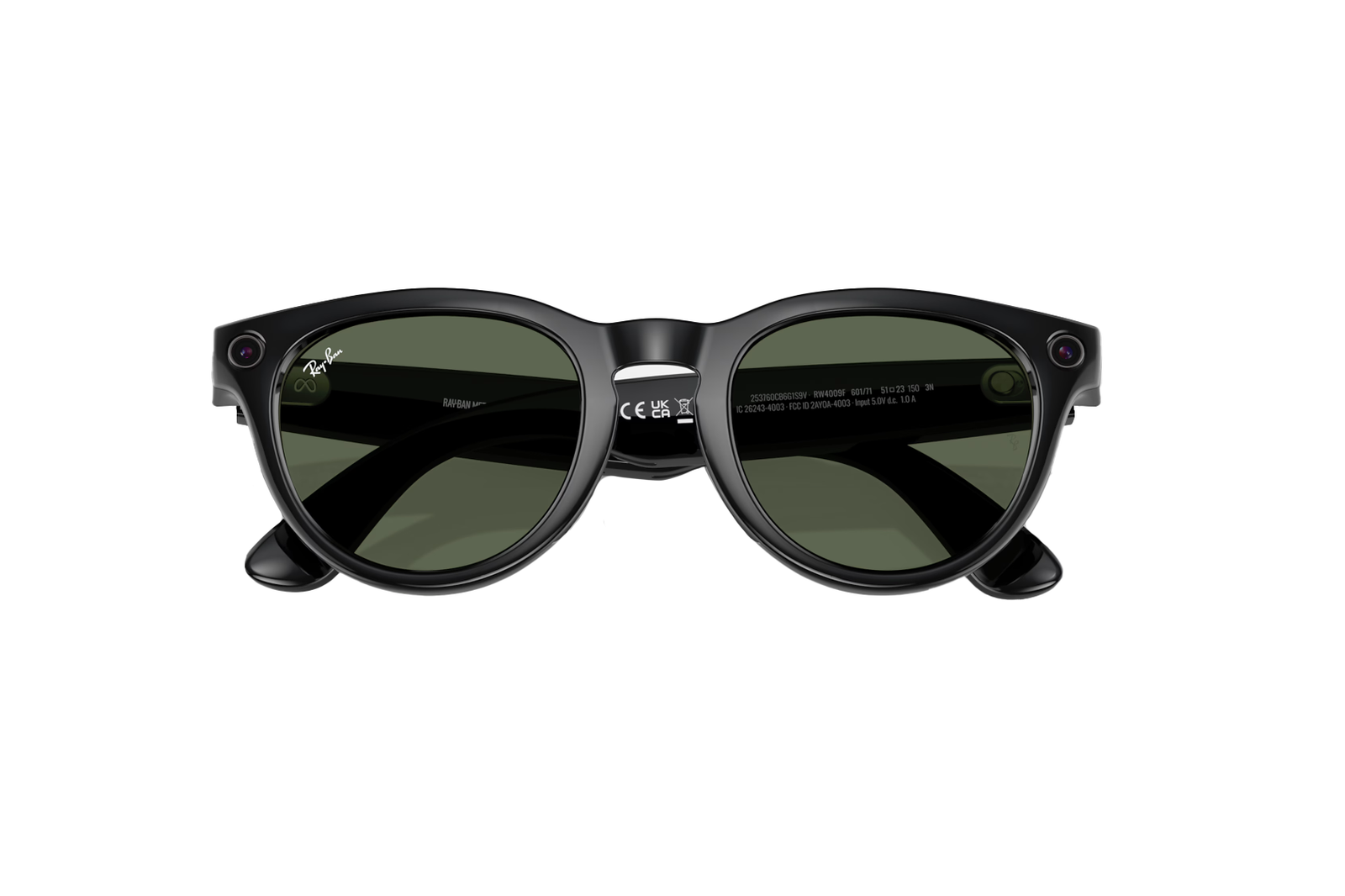 Ray-Ban - Meta Low Bridge Fit Headliner (Shiny Black) – Good See Co.