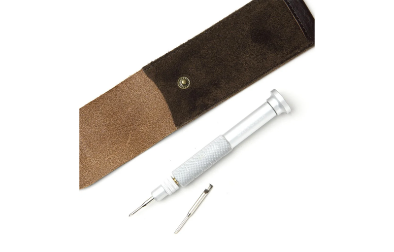 Diffuser Tokyo - Screw Driver Leather Case - Black Brown & Dark Brown