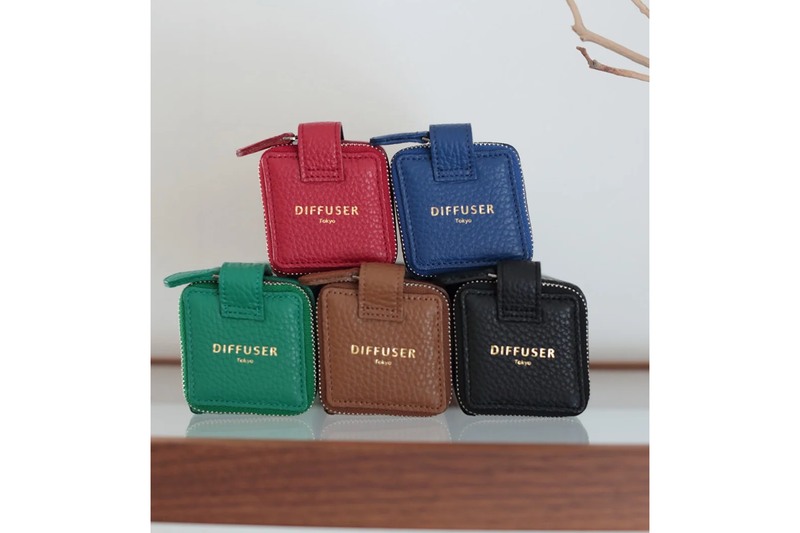 Diffuser Tokyo - Rhombus Prism Storage Box - Black & Bordeaux (2 Frame)