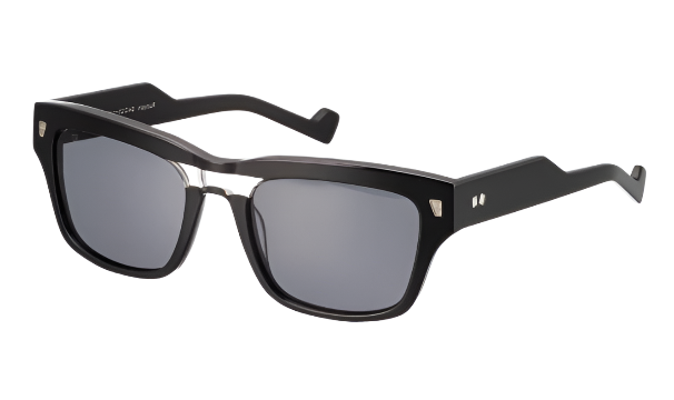 Entourage of 7 Eyeglasses - Runyon (Black | Crystal) – Good 