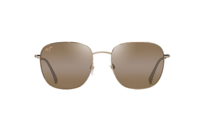 Maui Jim - 'Ōlali Asian Fit (Shiny Light Gold with Greyish-Green